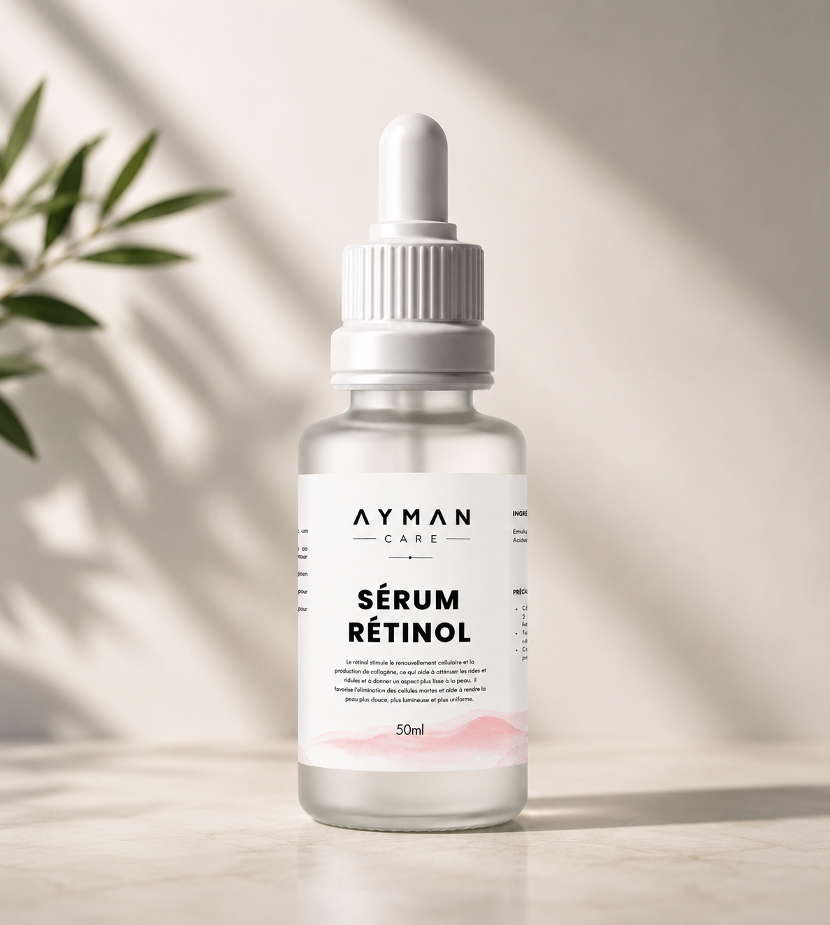 Sérum Rétinol AYMAN CARE 50ml | Renouvellement & Éclat